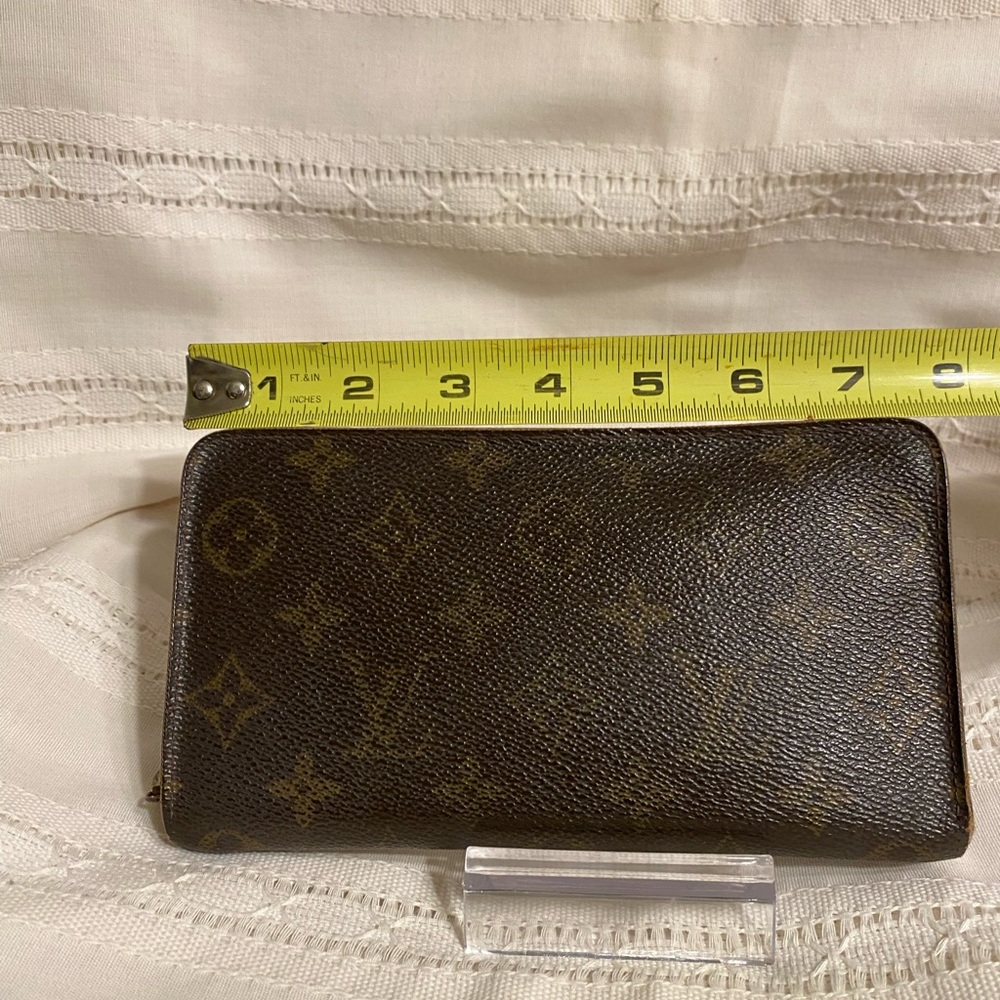 Louis Vuitton Dark Brown Monogram Long Zippy Wallet
